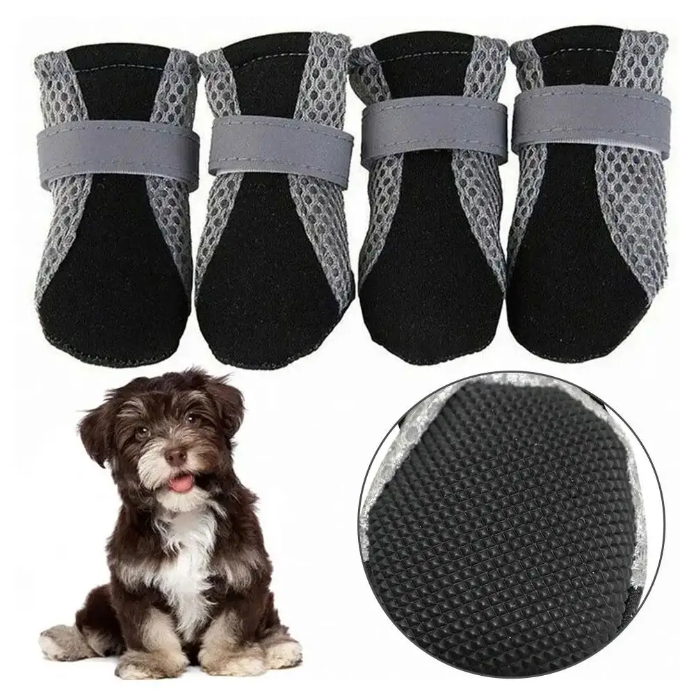 Title 9, Breathable Pet Dog Shoes Outdoor Walking Net Sh...
