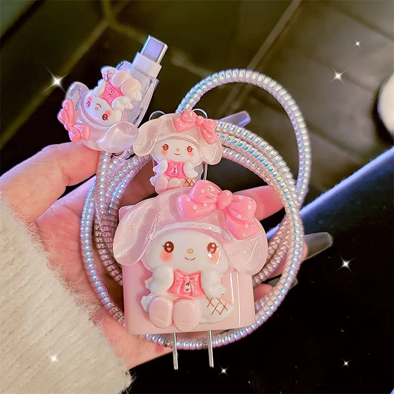 Cartoon Cat Fast Charging Cable Protector Gift