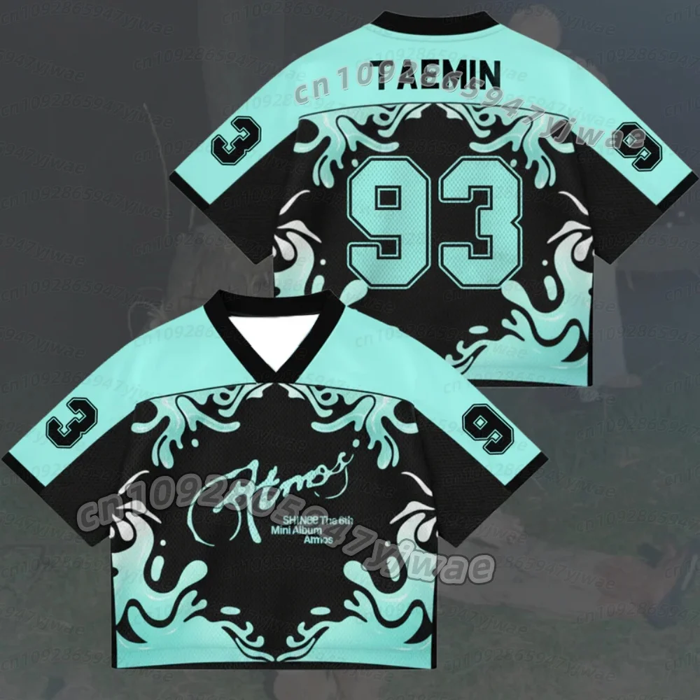 T-Shirts für Frauen, Midnight Thoughts, Shinee Atmos, Album, Konzerttournee, Mix, Mesh-Jersey, TAEMIN-Fans, Geschenk für Frauen, T-Shirt