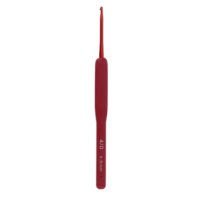 Perfect for Arthritis  1pc Ergonomic Handle Crochet Hook  Stainless Steel Knitting Tool Set  Lightweight and Durable 2