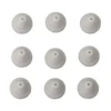 50pcs White Silicone Shower Head Nozzles Replacement Part Spray Silicone Universal Water Outlet 7.6*8*0.5 Mm 1