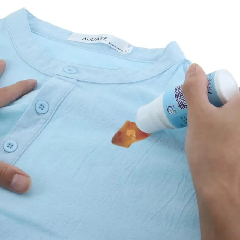 Stain Remover Spray Sneaker Cleaner 50ML Portable Clothes Stain Removal Strong Cleaning Multi-purpose Oil Stain Remover Roller-ball Cleaner For White T-Shirt Shoes
