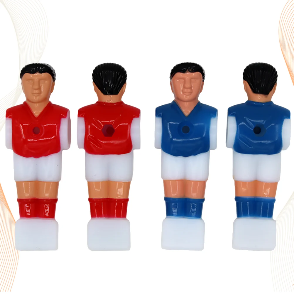 4 Pcs Mini Football Player Soccer Game Puppet Tabletop Figures Kids Players Gift Component