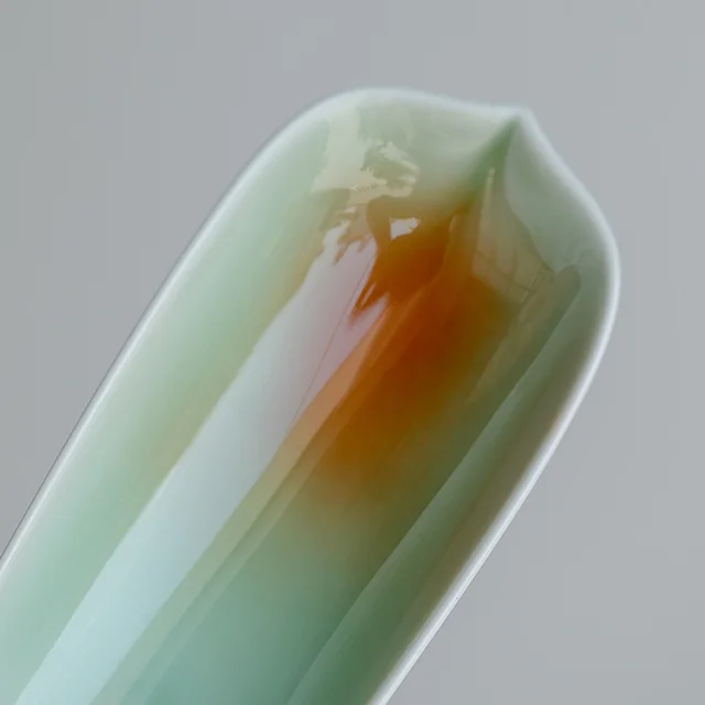 2Pc/Set Retro Gradiens Kék Kerámia Tea Kanálak Elismerő Teakészülék Lapátok Kínai Cha He Zen Kung Fu Művészeti Kiegészítők - Image 2