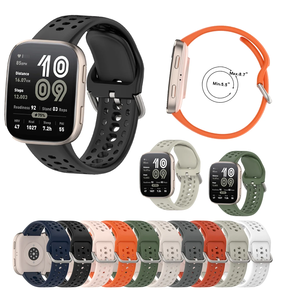 Premium Silicone Strap for Smart Watch - Durable Replacement Band Accessory