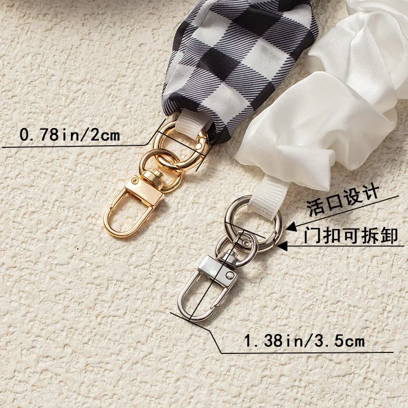 여자를위한 솔리드 컬러 전화 손목 스트랩 팔찌 여자 크리 에이 티브 Stretchable Scrunchy 모양 전화 매는 밧줄 휴대 전화 액세서리