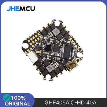 JHEMCU GHF405AIO-HD F405 AIO Flight Controller 40A ESC Dshot600 2-6S Betaflight OSD per Drone FPV da Corsa Micro Toothpick