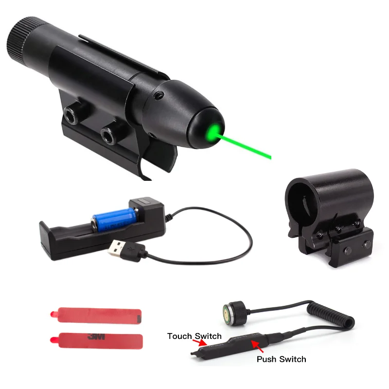 Hunting and Fishing Laser Sight with Mount and Battery Red Dot Laser Sight