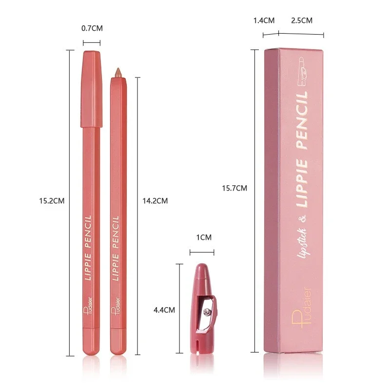 Lip Liner Pencil 12 Colors Natural Outline Lip Tint