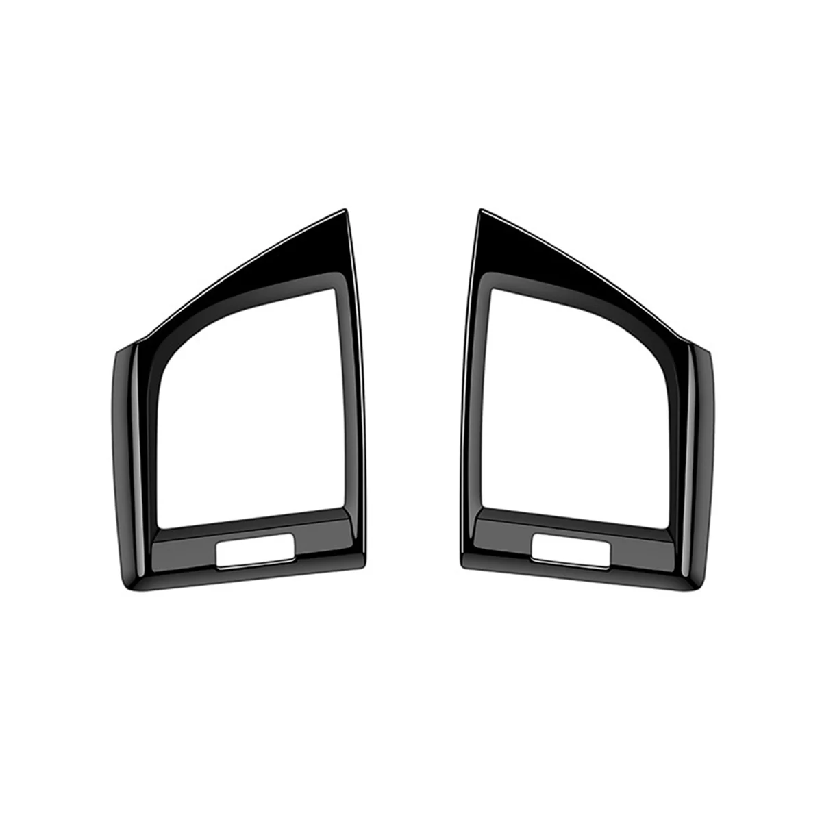 

For Toyota Alphard 40 Series 2023+ RHD Bright Black Dashboard Air Condition Vent Outlet Cover Trim Frame Sticker