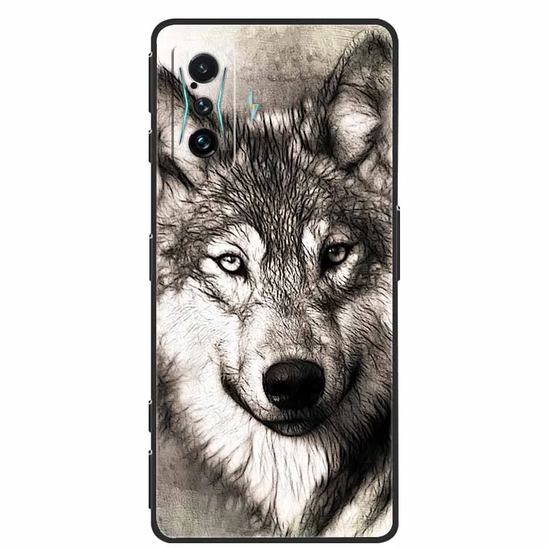 Protective Animal Design Soft TPU Silicone Bumper Phone Case for Xiaomi Redmi K50 Gaming Edition