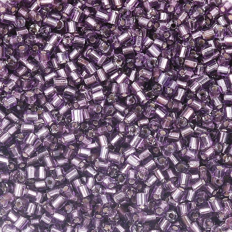 Louleur Silber Farbe Innen Rocailles Rohr Form Tschechische Glas Perle für Schmuck Machen Taschen Kleidung Nähen DIY Armband Großhandel – Detail 10