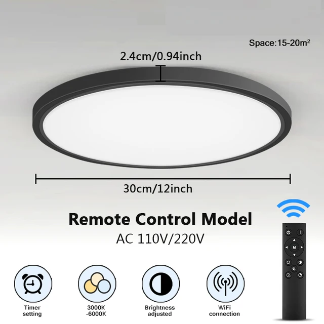 28W Black Remote