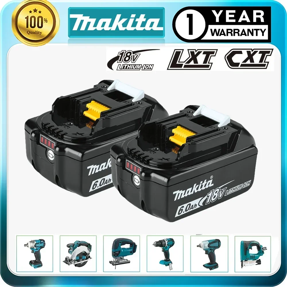 Аккумулятор makita BL1860/BL1850B/BL1850/BL1840/BL1830, сменный аккумулятор с отверткой и зарядным устройством, 18 в, оригинал