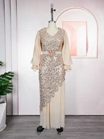 Robes africaines élégantes pour femmes, grande taille, Robe longue de soirée à paillettes, Dashiki Ankara, tenues de turquie, vêtements africains 6
