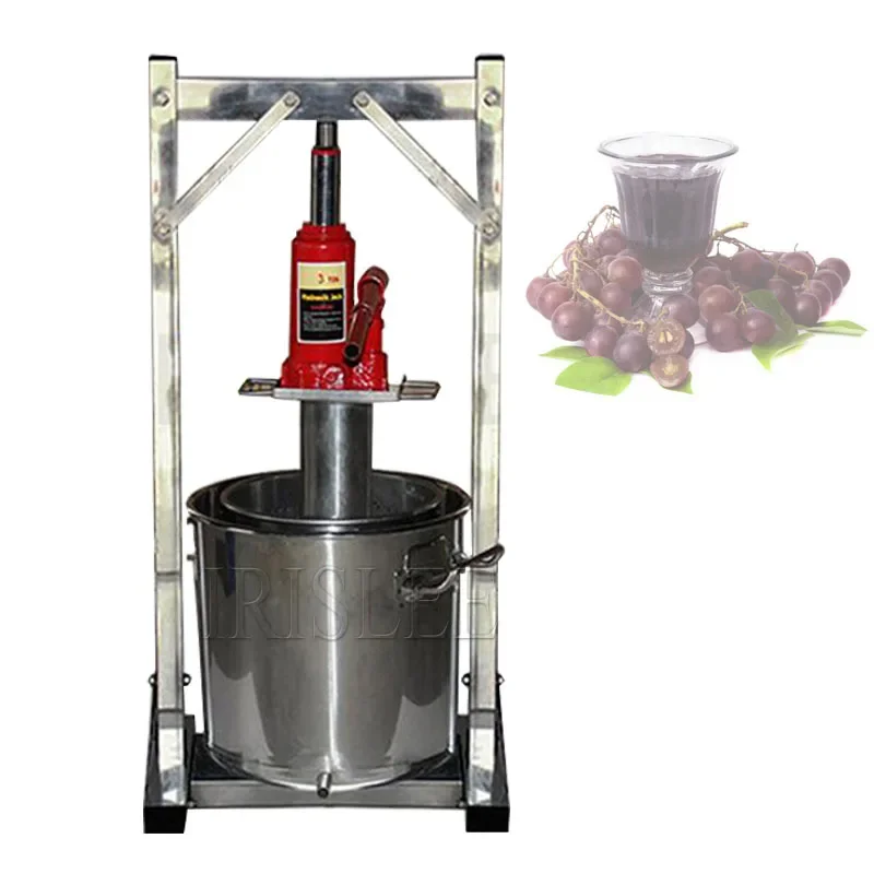 

Household Small Stainless Steel Juice Wine Press Manual Grape Press