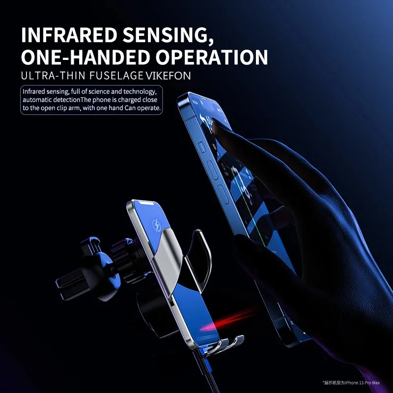 30W 무선 ??자동차 충전기 아이폰 14 13 12 X에 대 한 자기 자동 자동차 전화 홀더 마운트 삼성 적외선 빠른 자동차 충전 스탠드