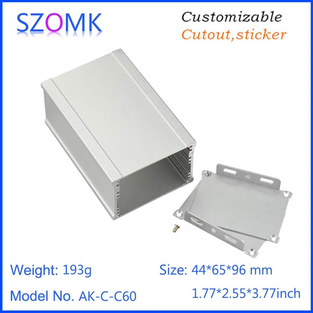 

4 шт., алюминиевая электрическая коробка szomk 45*65*96 мм