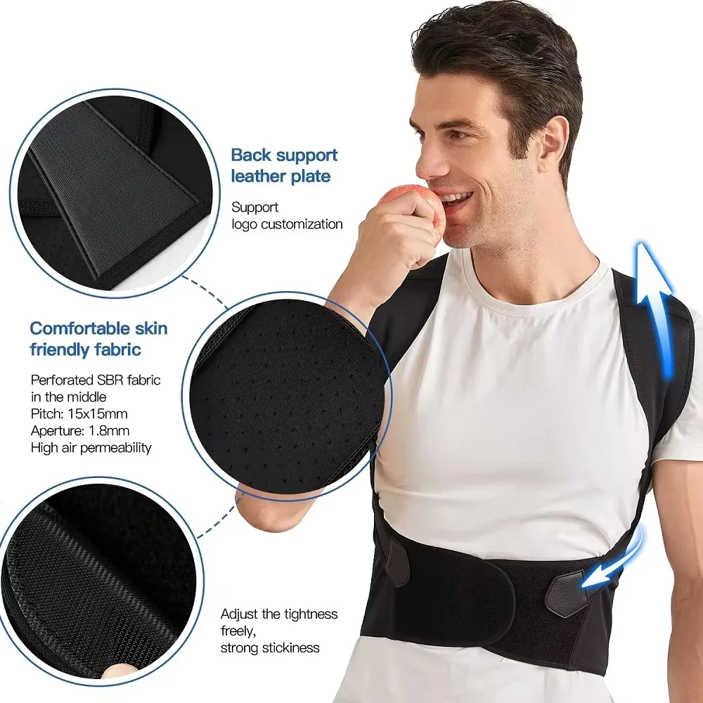 Back Brace Posture Corrector for Women & Men Back Lumbar Support Shoulder Posture Support for Improve & Pain Relief