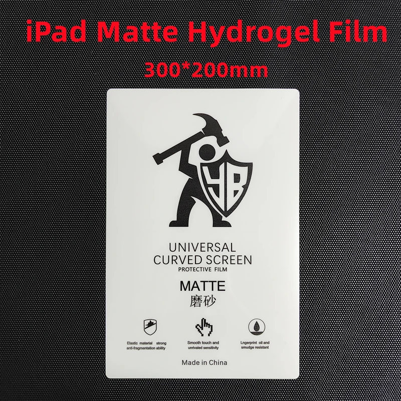 

20pcs Flexible Smooth TPU Hydrogel Sheet Tablet HD Front Screen Matte Hydrogel Film Protective Sticker For Film Cutting Machine