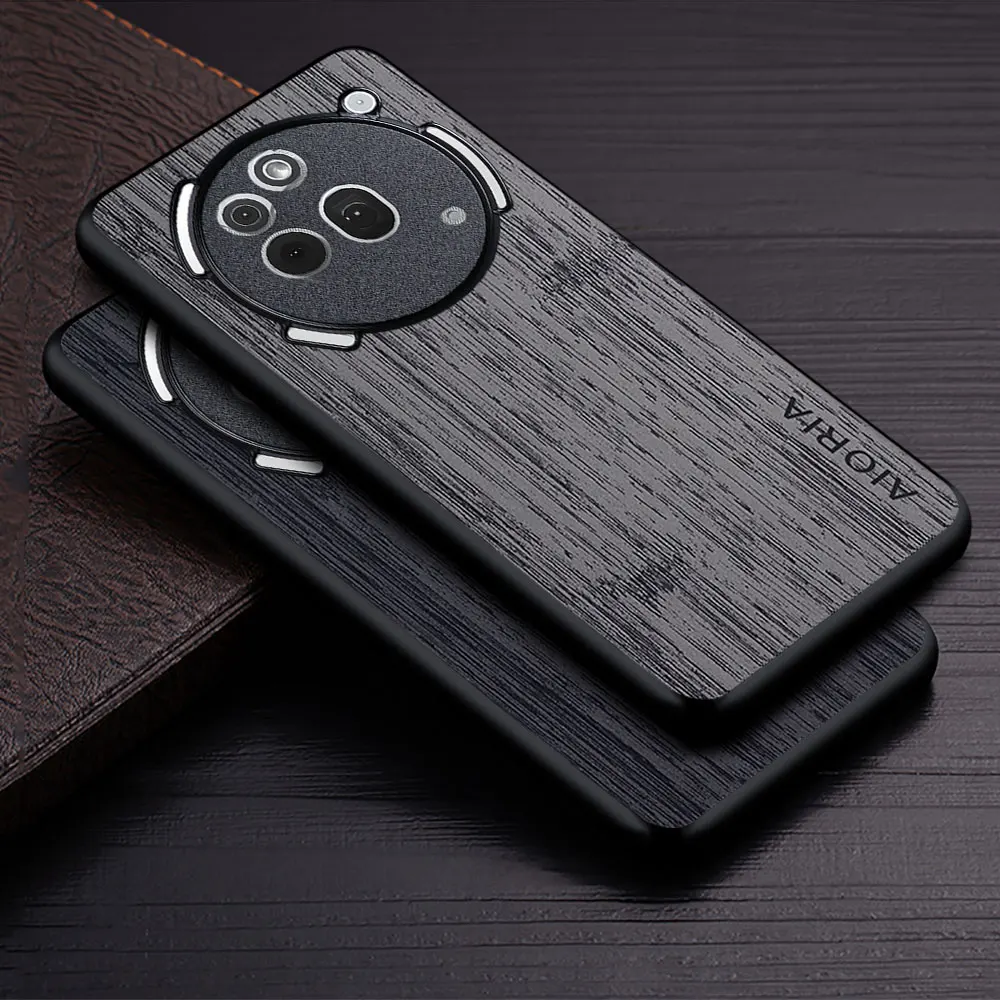 Luxury Bamboo Pattern Leather Phone Case - Elegant Premium Cover