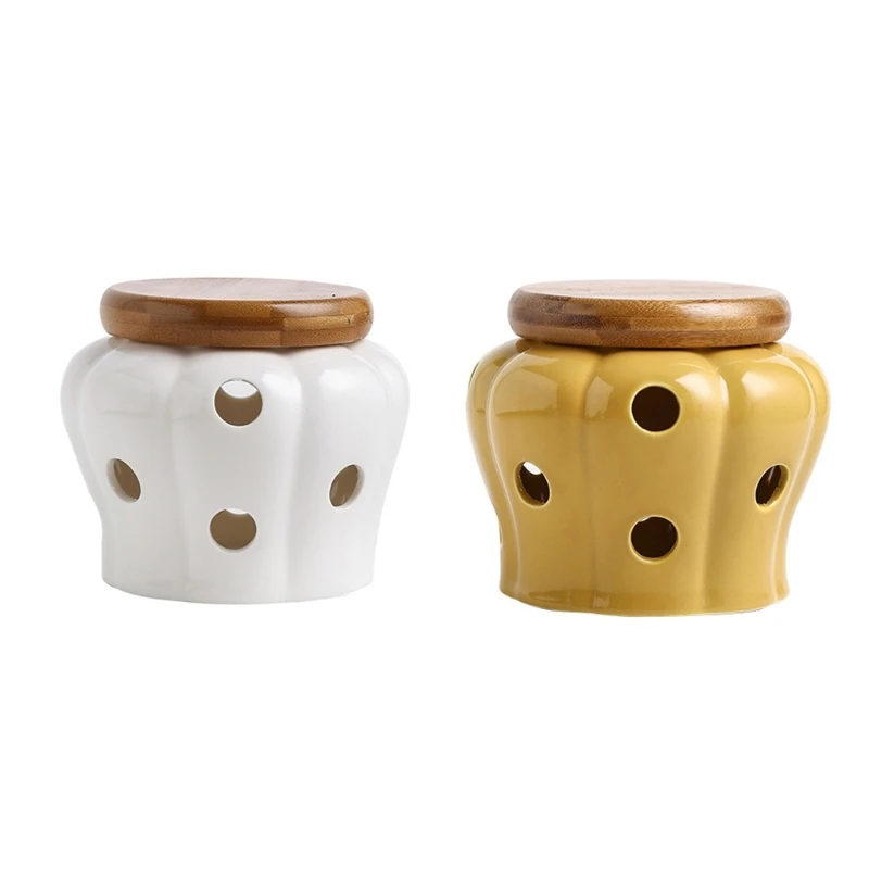 

Decorative Storage Jar Versatile Hollow Garlic Container Lampshade