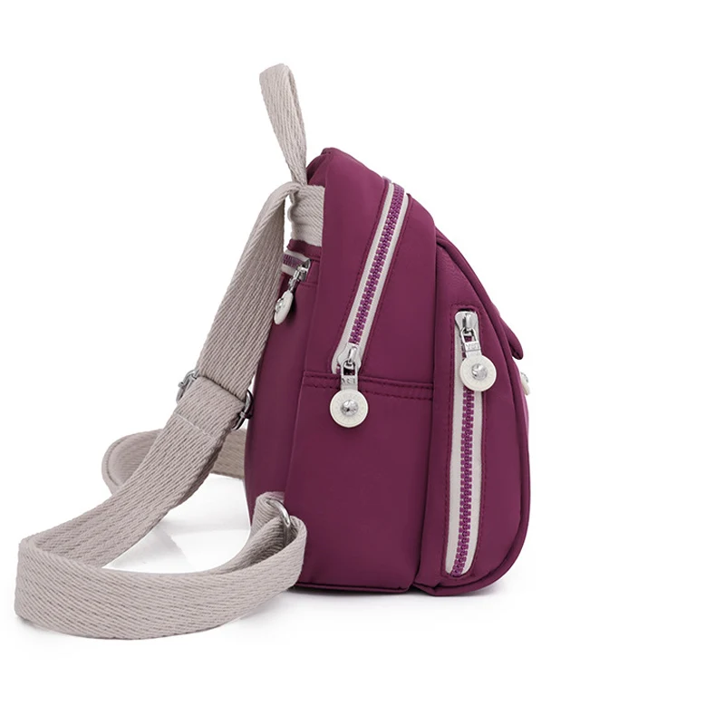 Women Mini Backpacks 2023 New Casual Outdoor Waterproof Nylon Travel Bags College Students School Bags for Teenage Girls 4