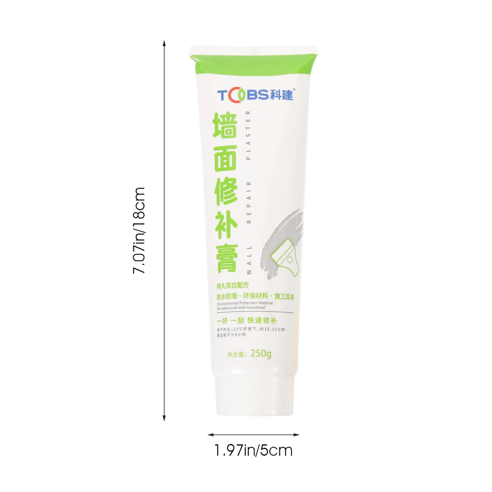 1 Set Wall Mending Agent Drywall Wall Repair Paste Repair Cream Kit with Sandpaper Scraper drywall patch kit