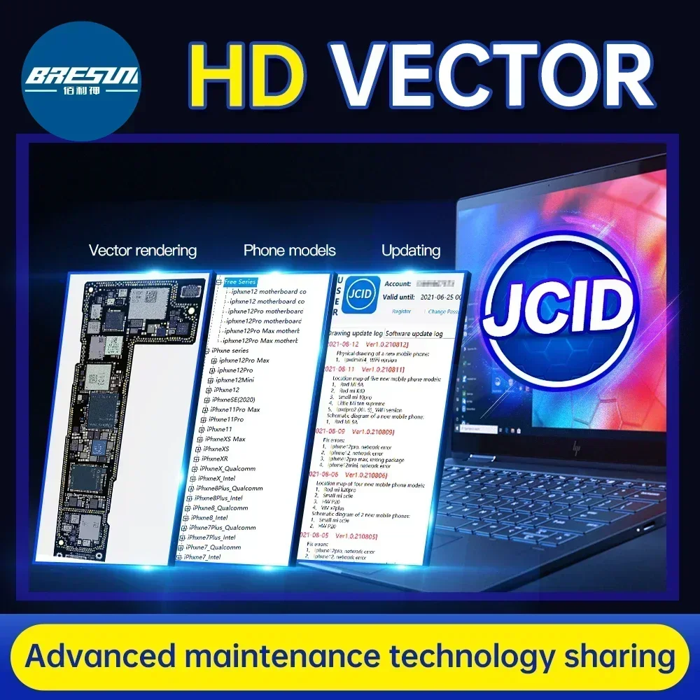 JCID 지능형 드로잉 마더보드 회로도 비트맵 아이폰 안드로이드 아이패드 회로 통합 다이어그램 비트맵 ZXW WXJ