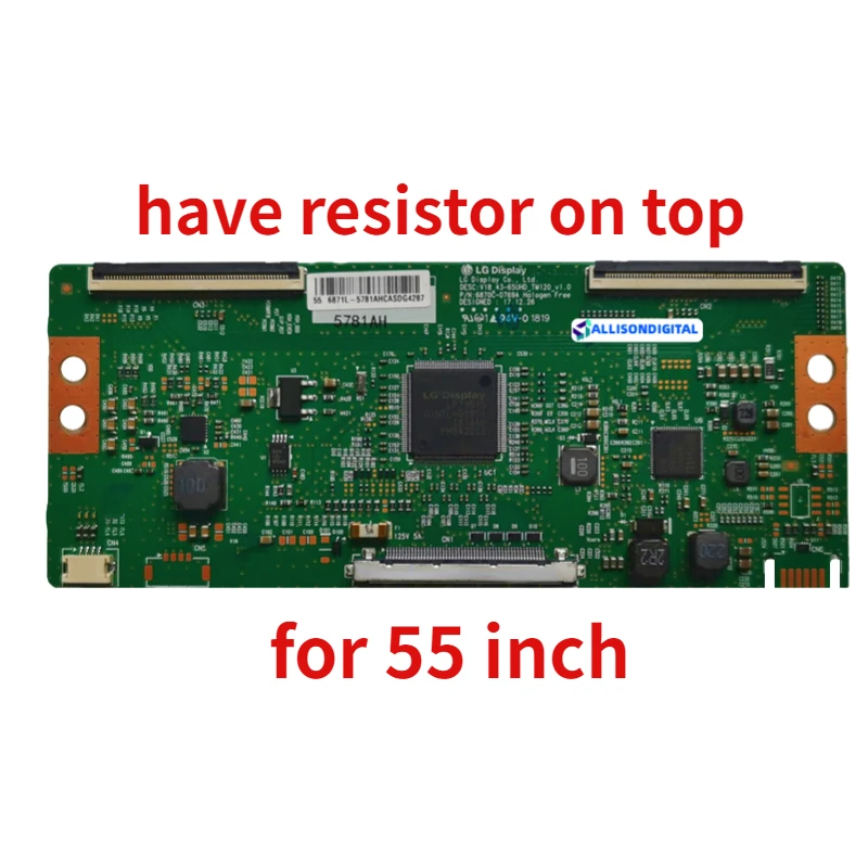 茶 comcom com 6870C-0769A V18_43-65UHD_TM120_v1.0 T-Con Board For LG
