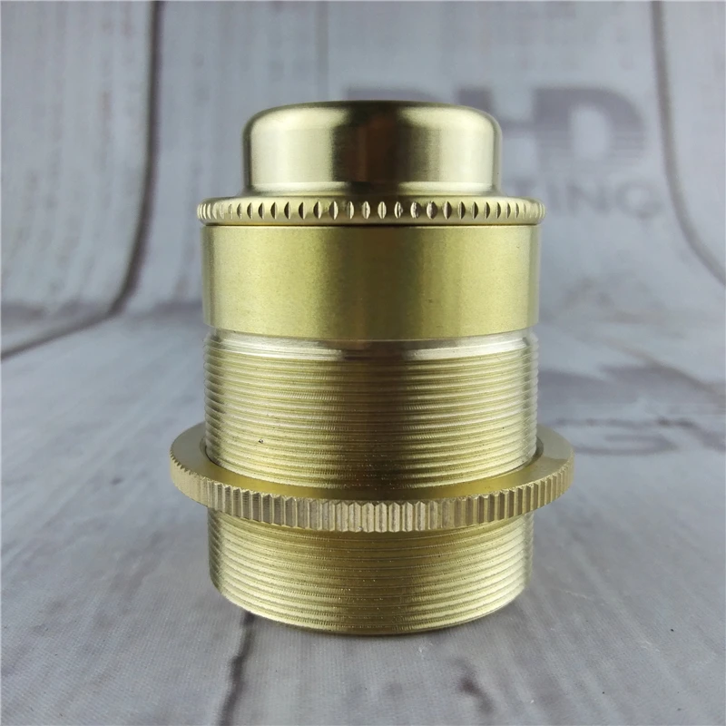 

100 units Rose gold finished gold wholesale price E27 accessory Edison vintage copper material light socket brass lamp holders
