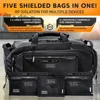 Darkness Disconnect Faraday Duffel Bag + 4 Detachable Faraday Pockets // Military-Grade RF Shielding for Large Electronics 3