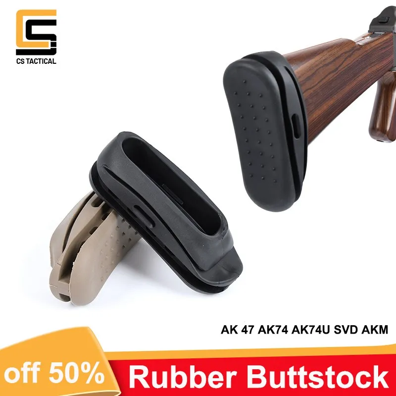 

Wadsn Tactical AK47 Gunstock Shockproof Rubber Paintball Airsoft AKM Buttstock Stock Pad for AK Hunting Rifle Weapon Accessory