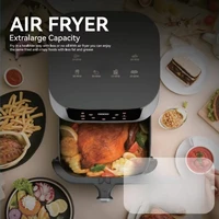 Friteuse à air électrique grande capacité 10L avec fenêtre en verre pour la cuisson des frites 4