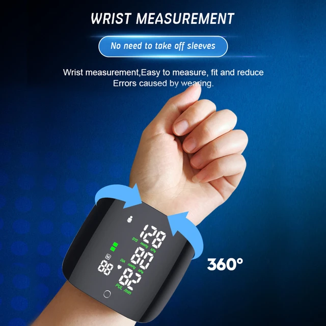 Bluetooth wrist voice blood pressure monitor USB dual mode blood pressure  monitor LED digital display blood pressure monitor - AliExpress