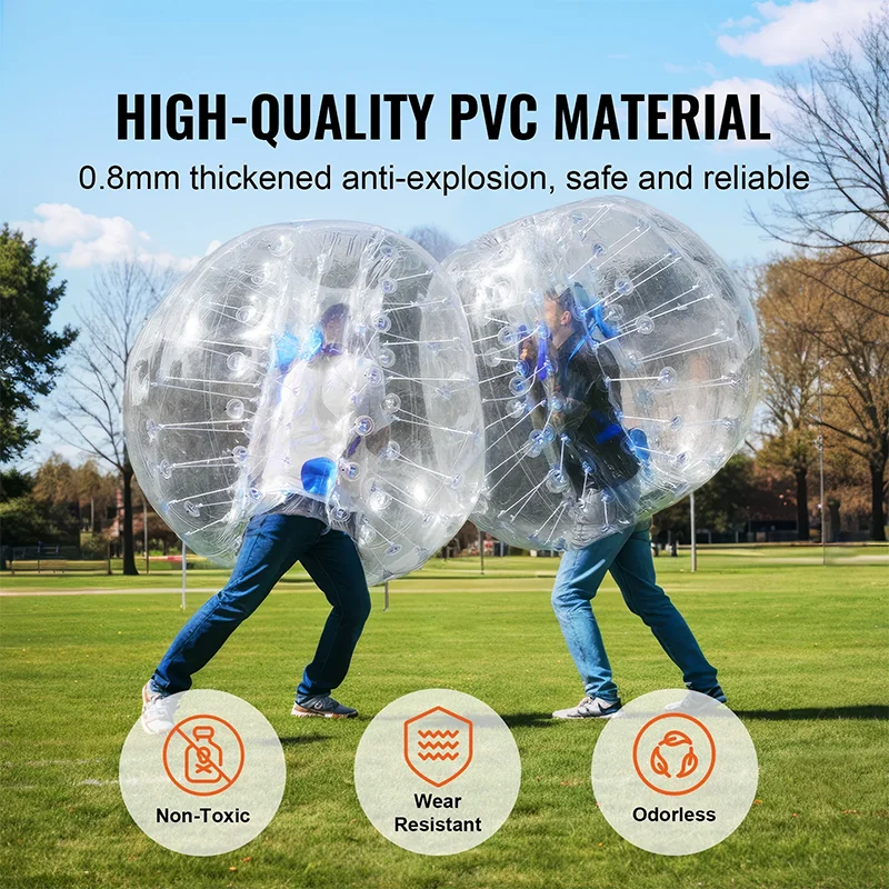 Inflatable Bumper Balls 1.5m Sumo Zorb Balls Bubble Soccer for Teens & Adults
