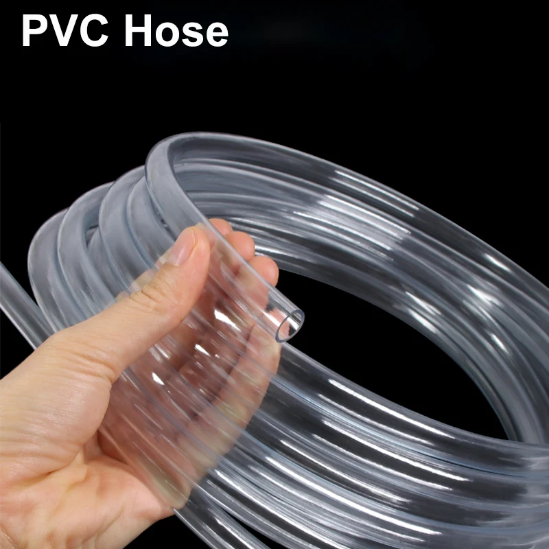 

1/2/3/5/8m Transparent PVC Plastic Hoses 2 3 4 5 6 8 10 12 14 16 18 20 25mm High Quality Clear Garden Watering Tube Pipe