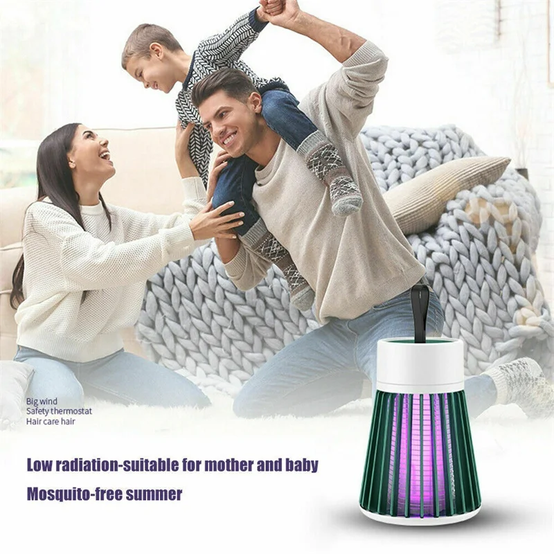 Mosquito Killer Lamp,Mosquito Lamp Mini Electric Shock Mosquito Lamp USB Charging Electric Night Lamp Indoor Outdoor Mosquito Insect Prevention
