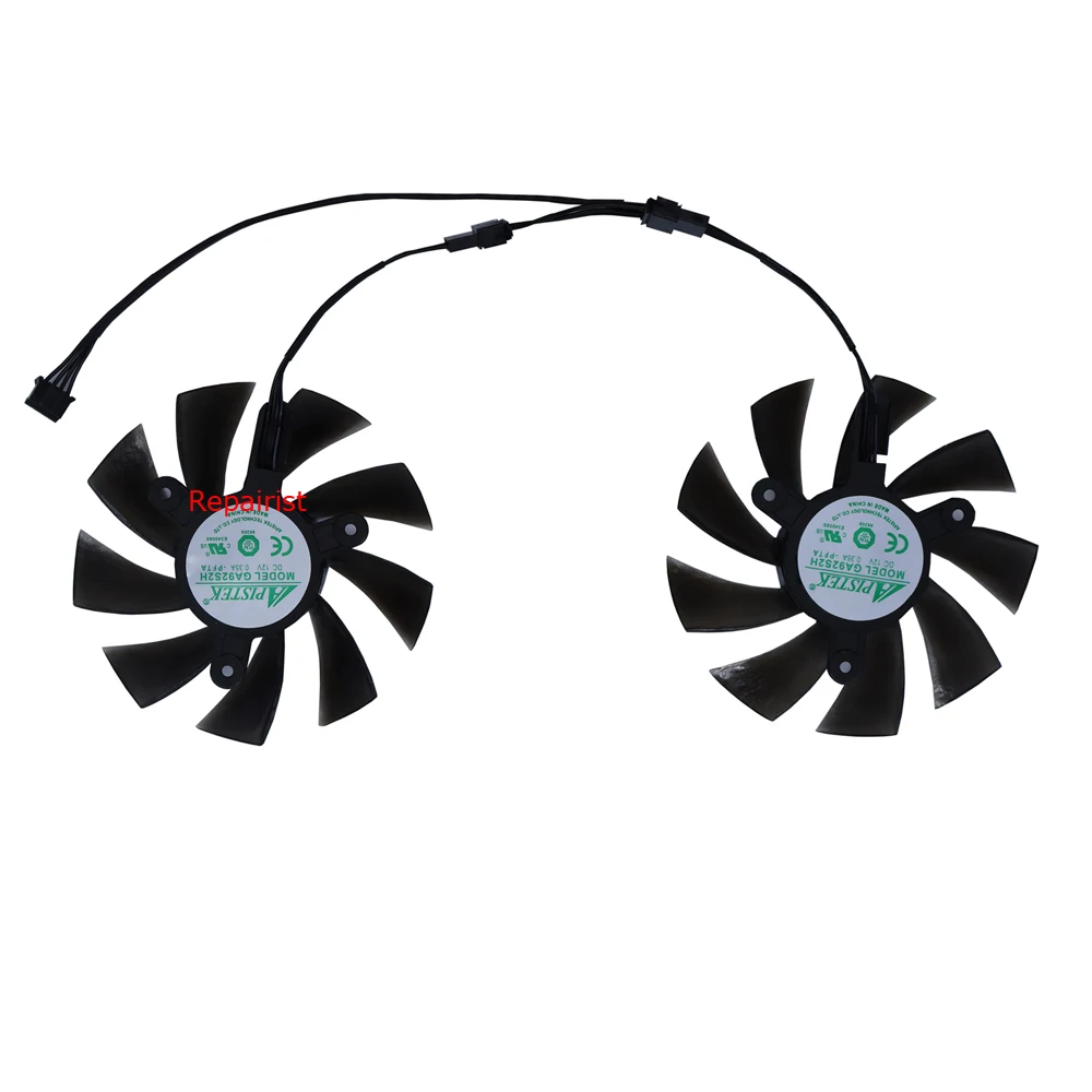 Conjunto Pla09215b12hga92s2hvideo Card Fangpu Coolerplaca de Video Vídeo Ventilador de Placas Gráficaspara Xbly Rx580 rx 580 8gbsubstituir Xy-d09015b Peças - Imagem 4