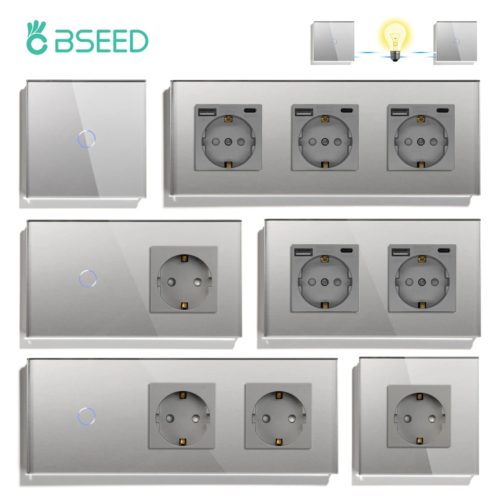 BSEED Presa normale da 16 A con interruttore della luce | FindTheDeal