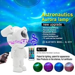 Enhanced Starry Night Astronaut Projector with Bluetooth Speaker and Timer (Astronaut Projector)