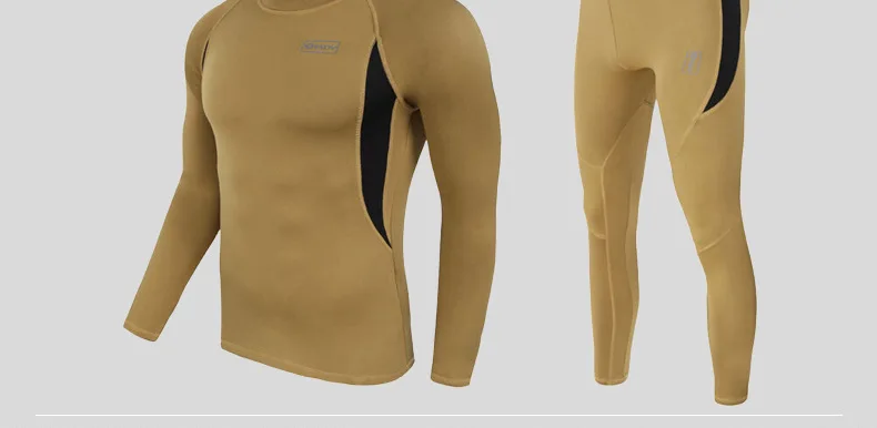 Esdy Men's Functional Thermal Base Layer Set For Outdoor Sports_voghion.com