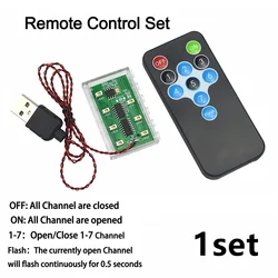 DIY LED Light Kit with Remote Control - Customizable Building Block Lamp (Remote Control Set)
