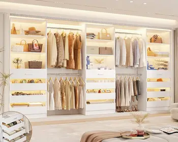 Custom Walk-In Closet System 1