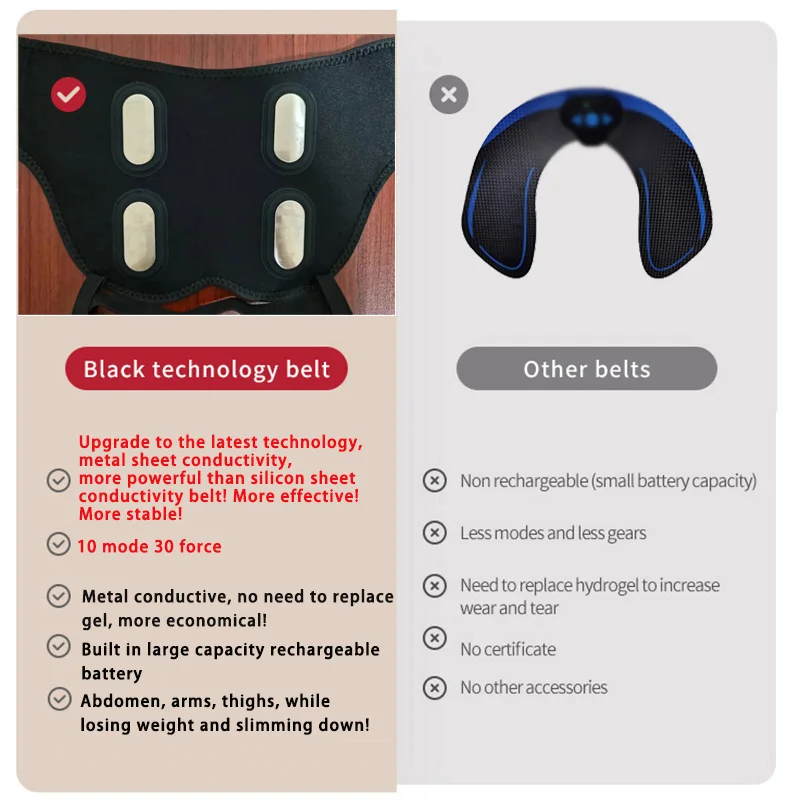 Electric Butt Muscle Stimulator EMS Hips Trainer USB Rechargable Buttocks Lifting Muscle Toner Lose Weight Burning Fat Fitness muscle stimulator