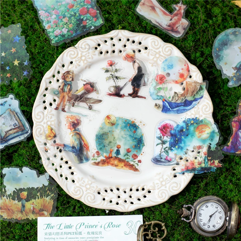 Fairy Tale Fantasy PET Stickers decorative stickers diy scrapbooking accessories 30 pcs