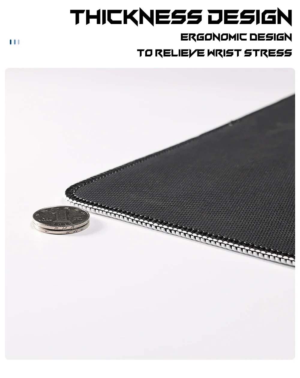Marble patterned desk mat for gaming