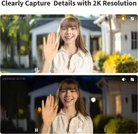Smart Doorbell Camera with Chime, 2K Video, HomeKit Secure, Matter Hub, Wireless/Wired, Works with Alexa and Google - Image 4