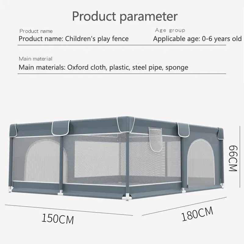 IMBABY Single And Double Door Green Baby Fence 150x180cm Suitable For Baby Safety Protection Fence Picina De Pelotas