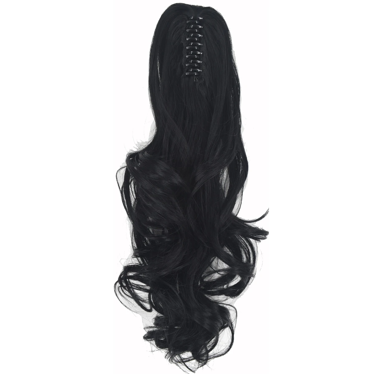 TOPREETY Synthetic Hair Heat Resistant 140gr Wavy Claw Clip Ponytail Hair Extensions